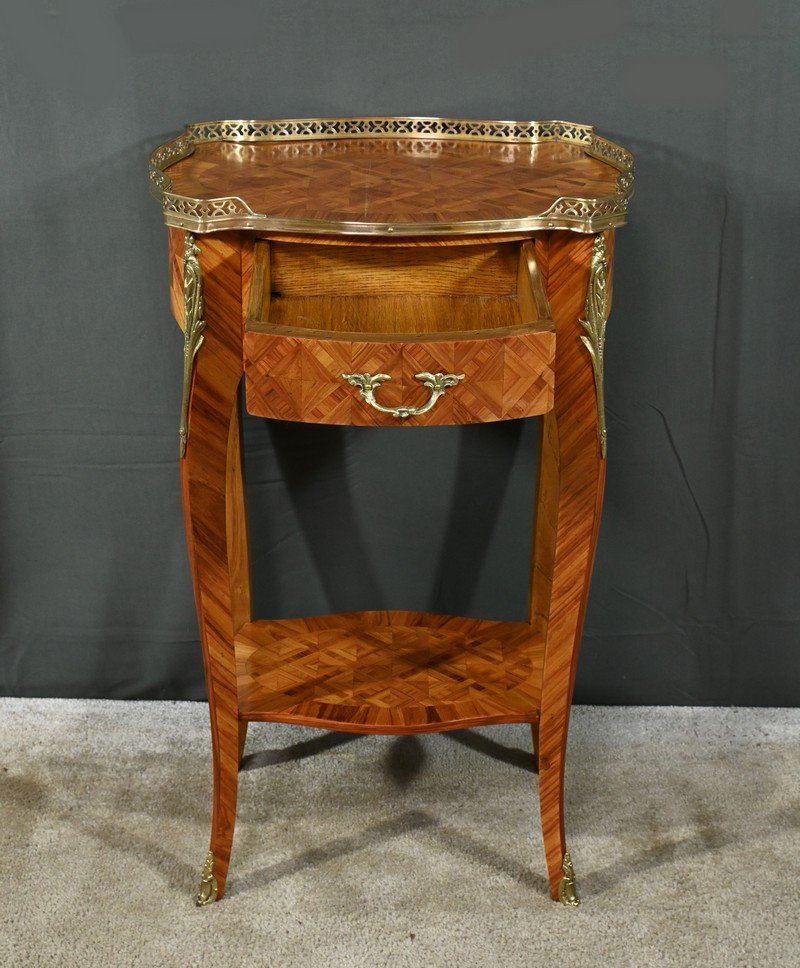 Small Rosewood Coffee Table – Mid 20th Century-photo-4