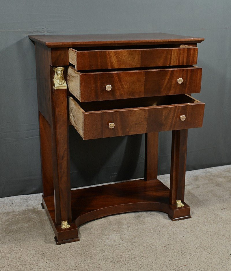 Small Mahogany Chest Of Drawers, Return From Egypt Style – Part 1 Of The 20th Century-photo-4
