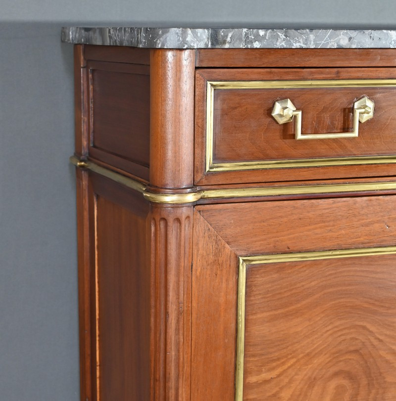 Mahogany Secretary, Louis XVI Period – Late 18th Century-photo-4