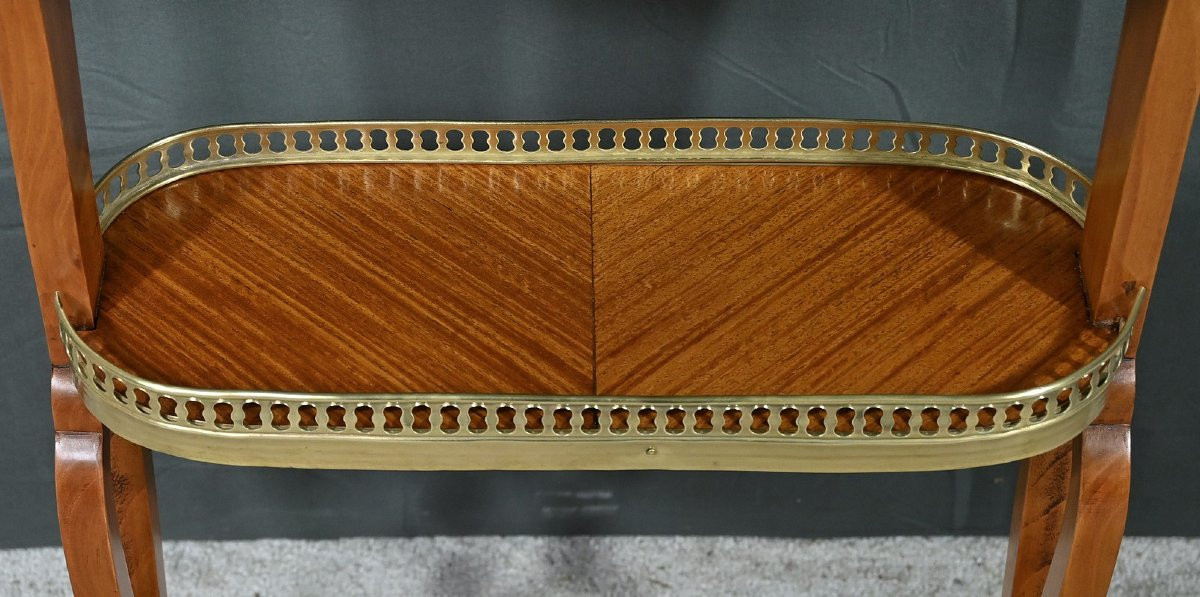 Table De Salon En Placage D’acajou, Style Louis XVI – Fin XIXe-photo-2