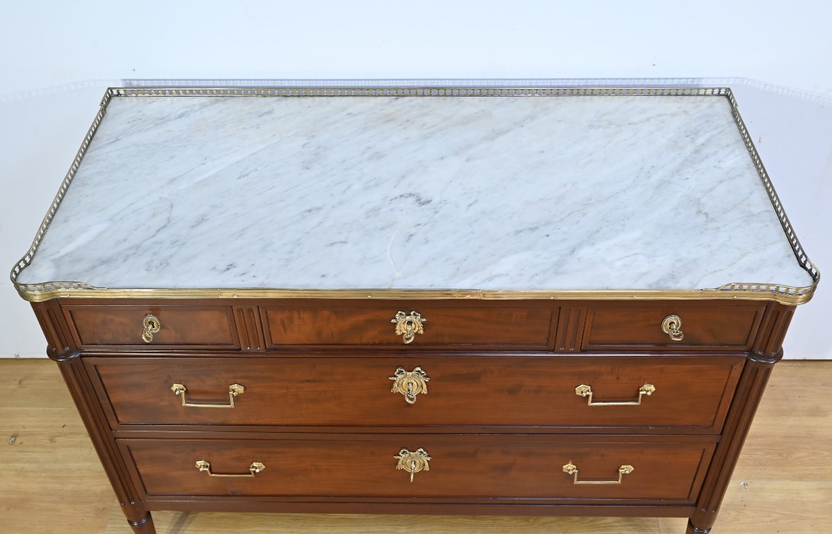 Cuban Mahogany Chest Of Drawers, Louis XVI Period – Part 2, 18th Century-photo-1