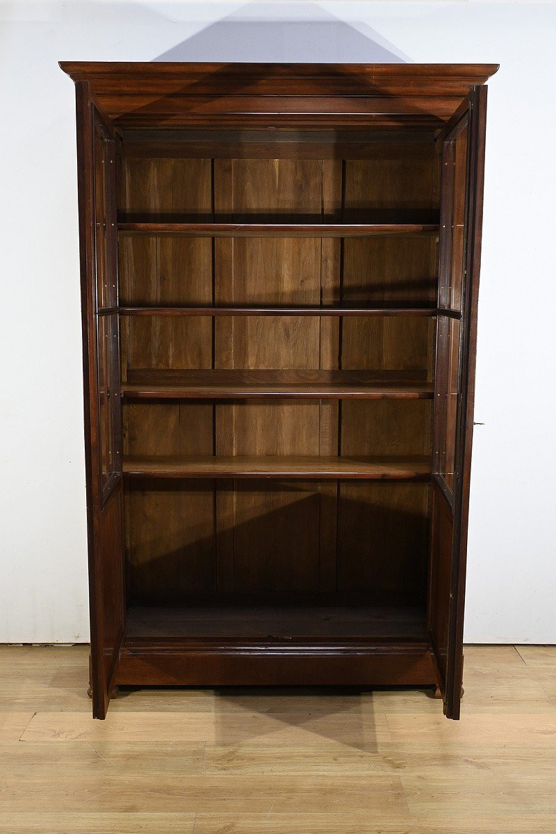 Bibliothèque Vitrée en Acajou, époque Restauration – 1ère partie XIXe-photo-8