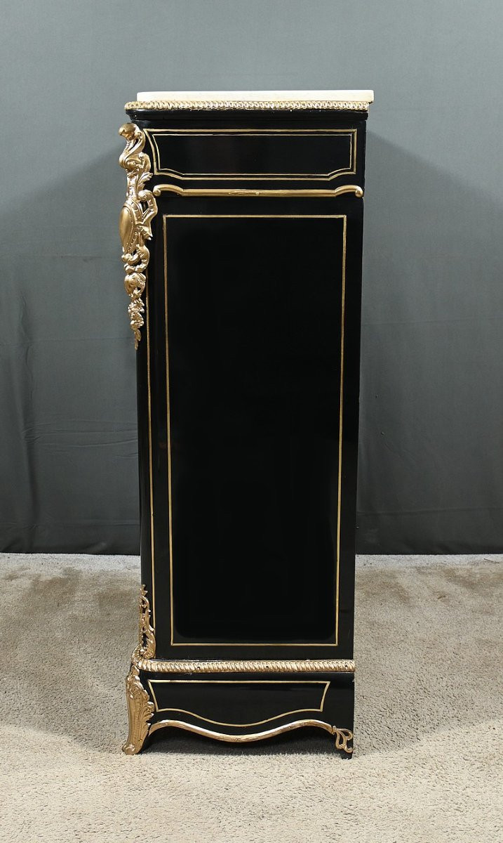 Blackened Pearwood Sideboard, Napoleon III Period – Mid-19th Century-photo-6