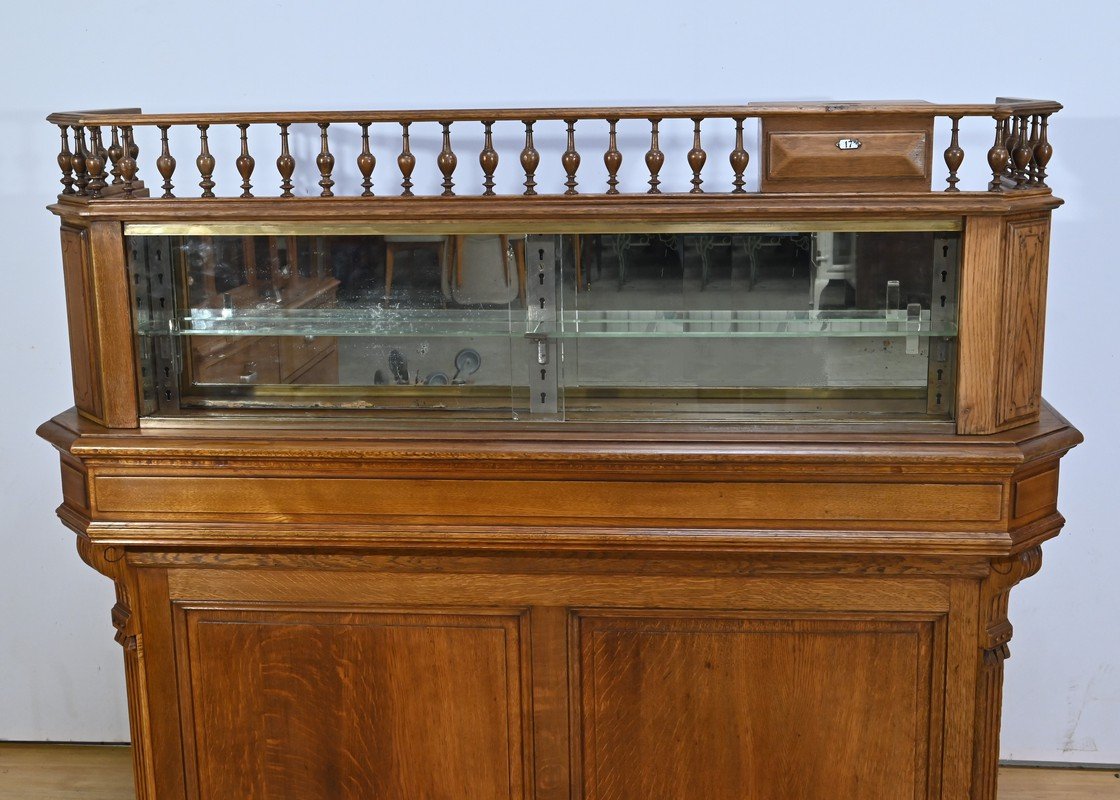 Comptoir d'Apothicaire en Chêne – 1920-photo-4