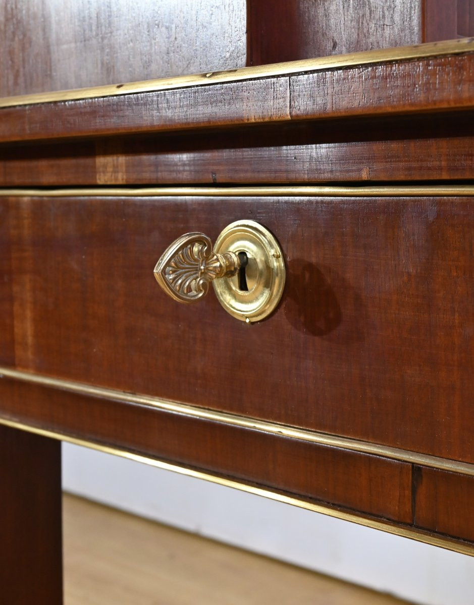 Bureau à Cartonnier en Acajou, époque Directoire - Début XIXe-photo-1