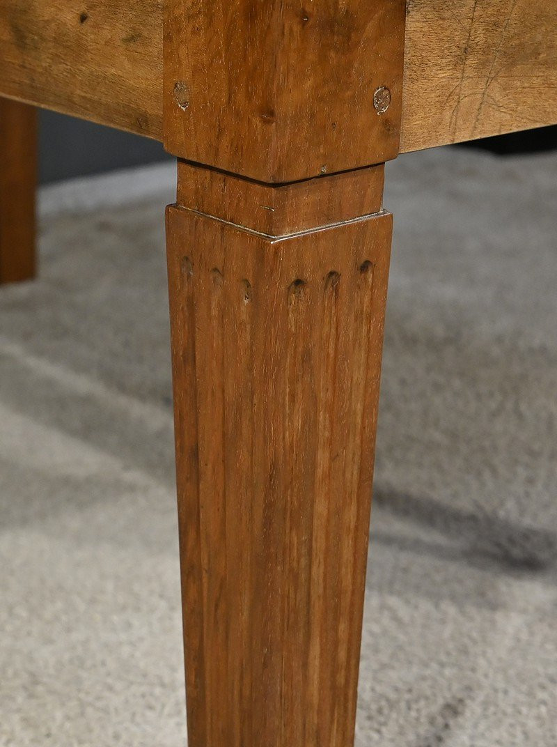 Table Basse en Noyer, goût Louis XVI - XIXe-photo-3