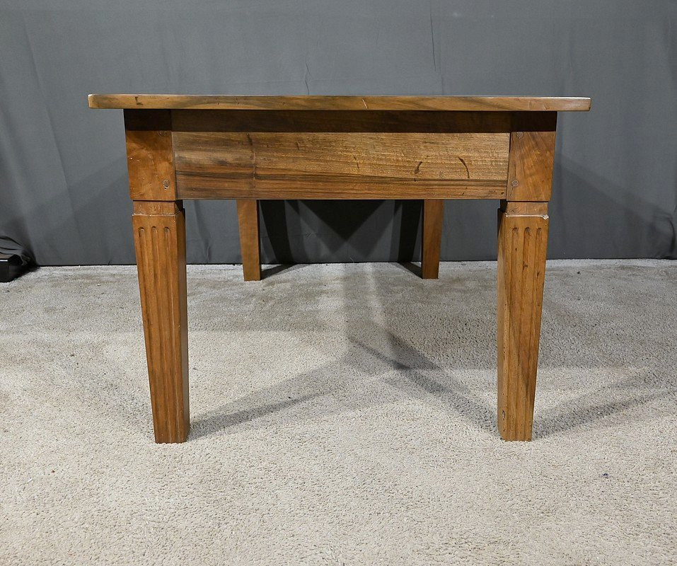Table Basse en Noyer, goût Louis XVI - XIXe-photo-6