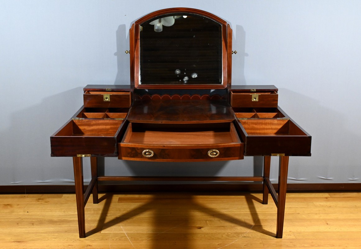 Mahogany Dressing Table, England – Early 20th Century-photo-3