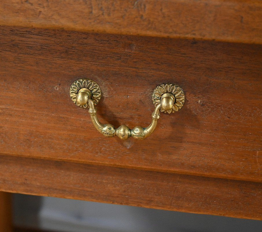 Solid Mahogany Desk Table – Part 2 Of The 19th Century-photo-2