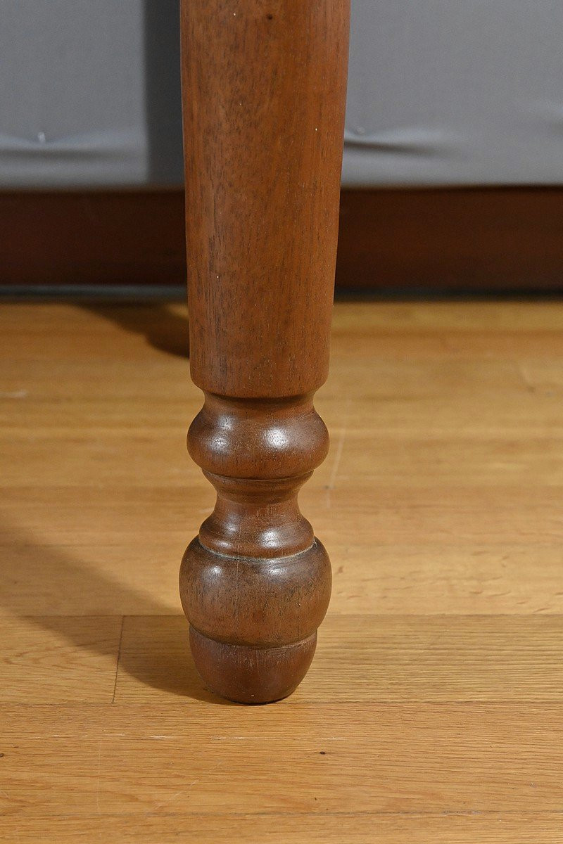 Solid Mahogany Desk Table – Part 2 Of The 19th Century-photo-4