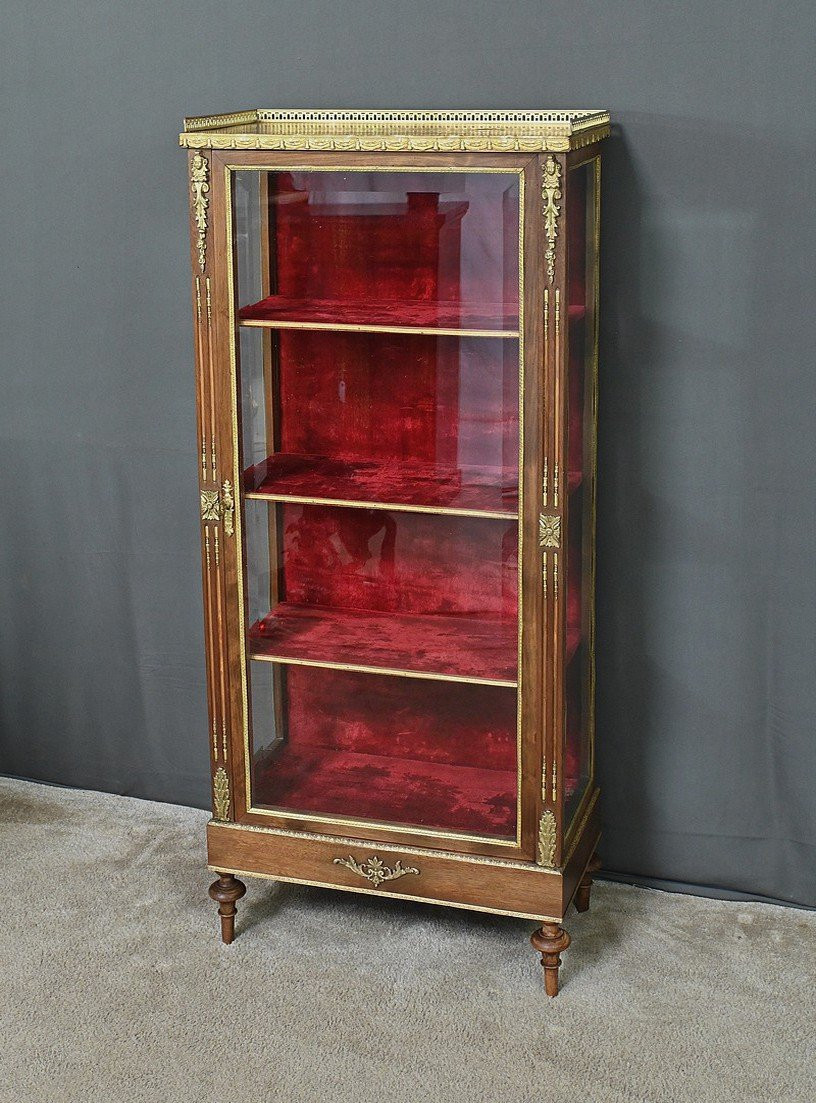 Vitrine en Acajou, style Louis XVI – Milieu XXe-photo-3