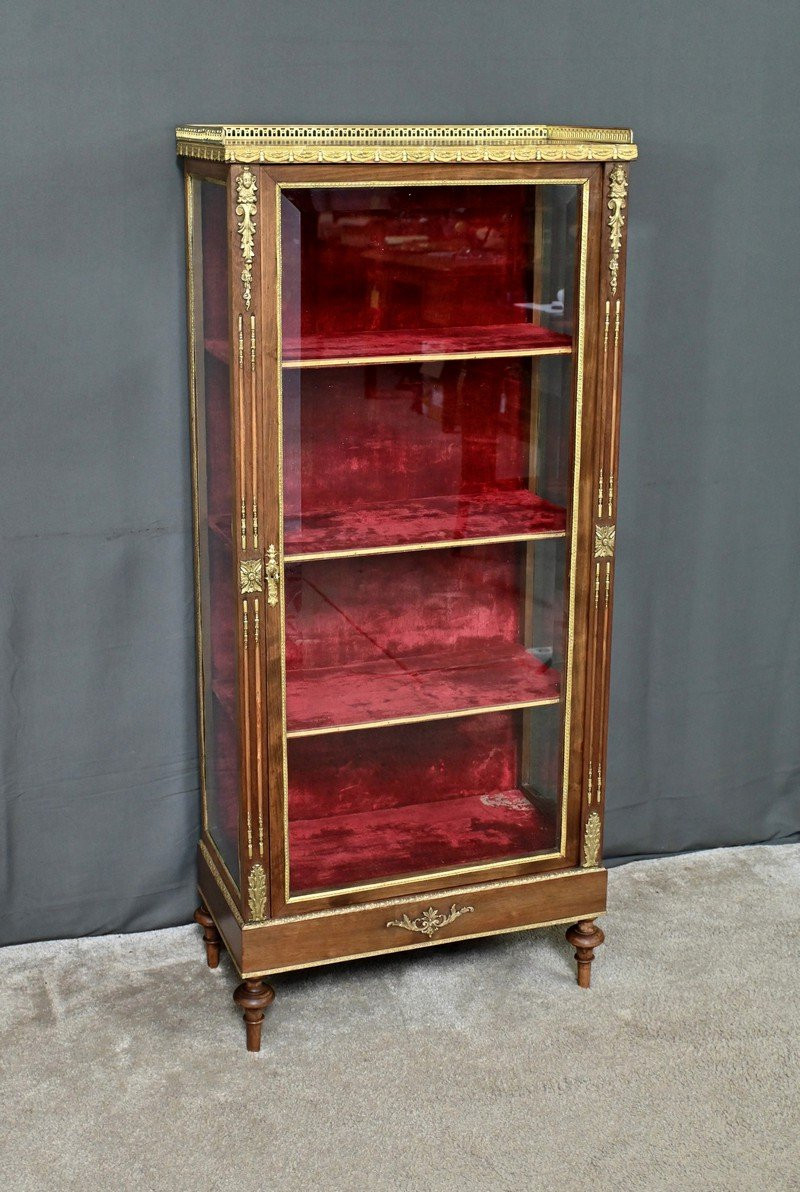 Vitrine en Acajou, style Louis XVI – Milieu XXe-photo-5