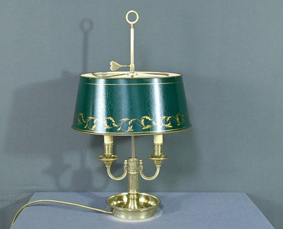 Lampe Bouillotte à 2 Lumières - Début XXe-photo-5