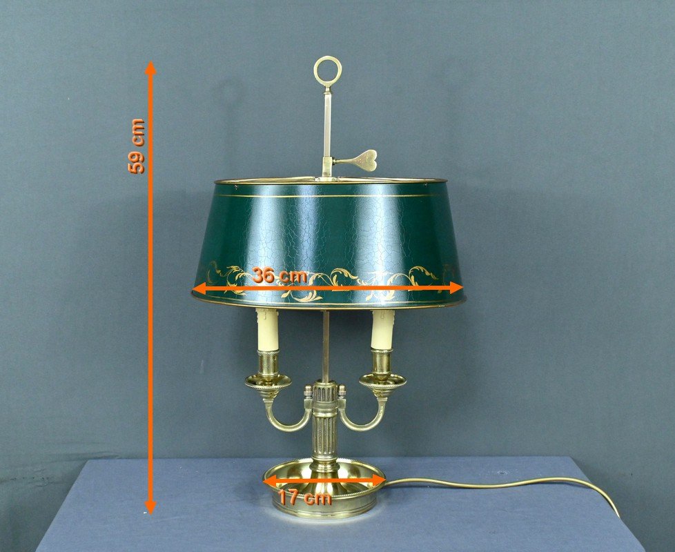 Lampe Bouillotte à 2 Lumières - Début XXe-photo-8