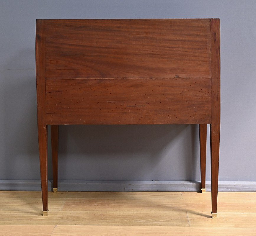Bureau de Pente en Palissandre et Acajou, style Louis XVI – Milieu XIXe-photo-7