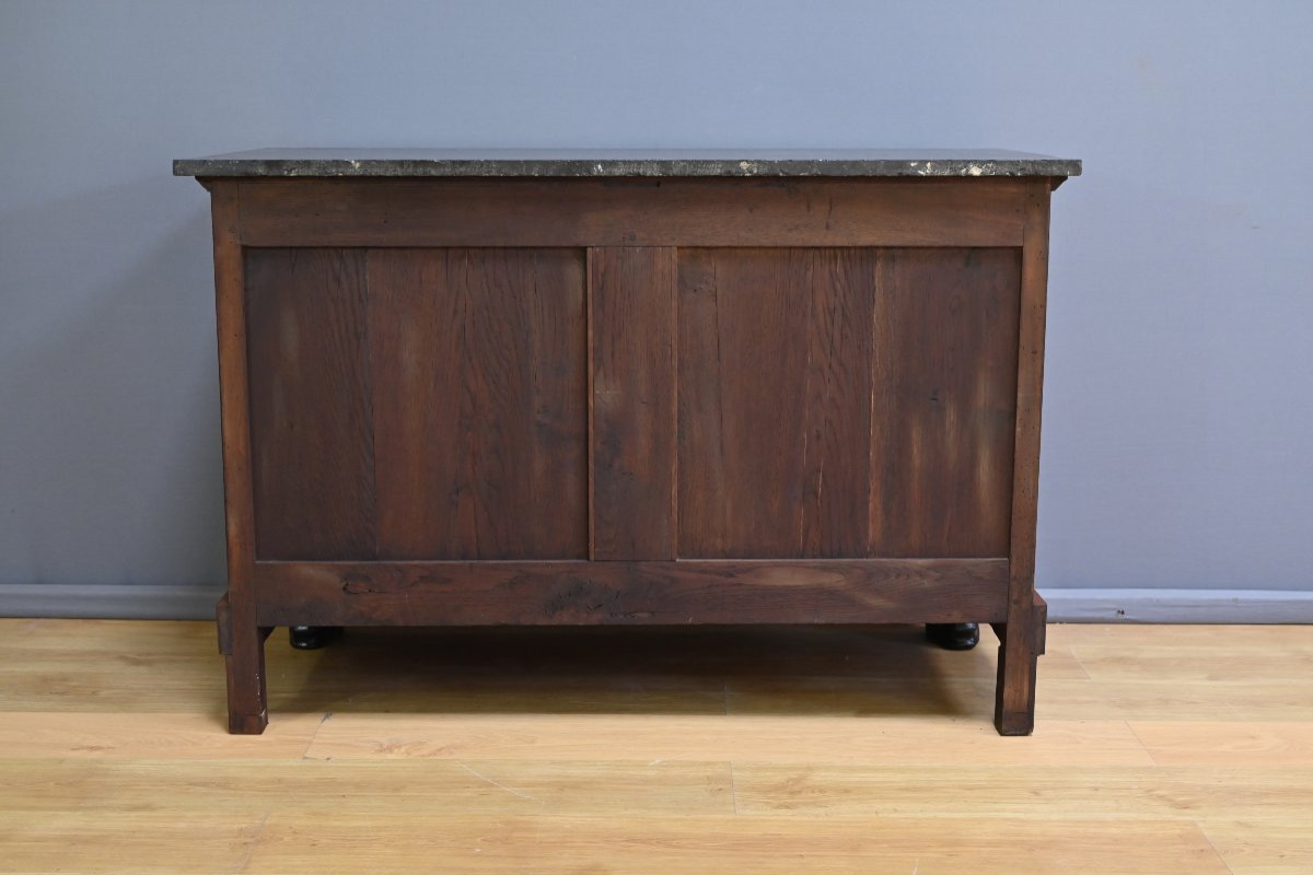 Commode Retour d’Égypte en Acajou de Cuba, époque Empire – Début XIXe-photo-8