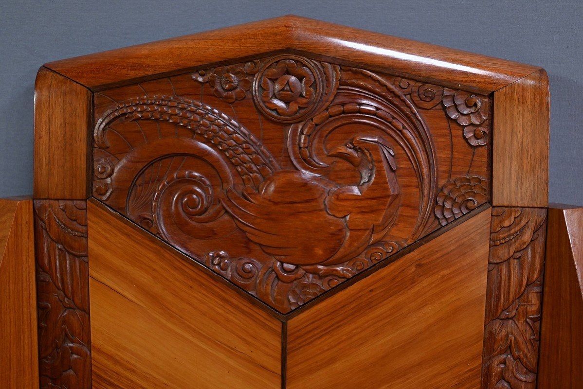 Suite de 6 Fauteuils en Bois de Rose, Art Déco – 1910-photo-7