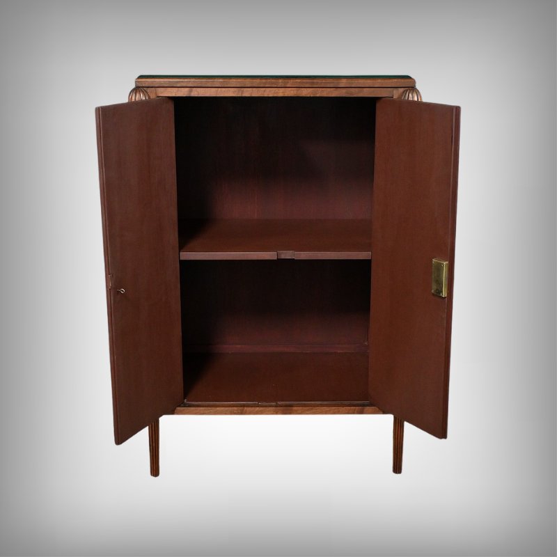 Cabinet en Acajou et Palissandre, Art Déco, goût J.Leleu – 1930-photo-2