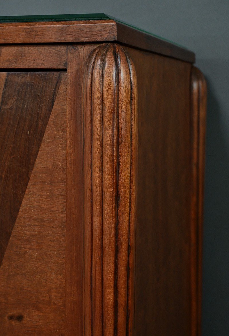 Cabinet en Acajou et Palissandre, Art Déco, goût J.Leleu – 1930-photo-2