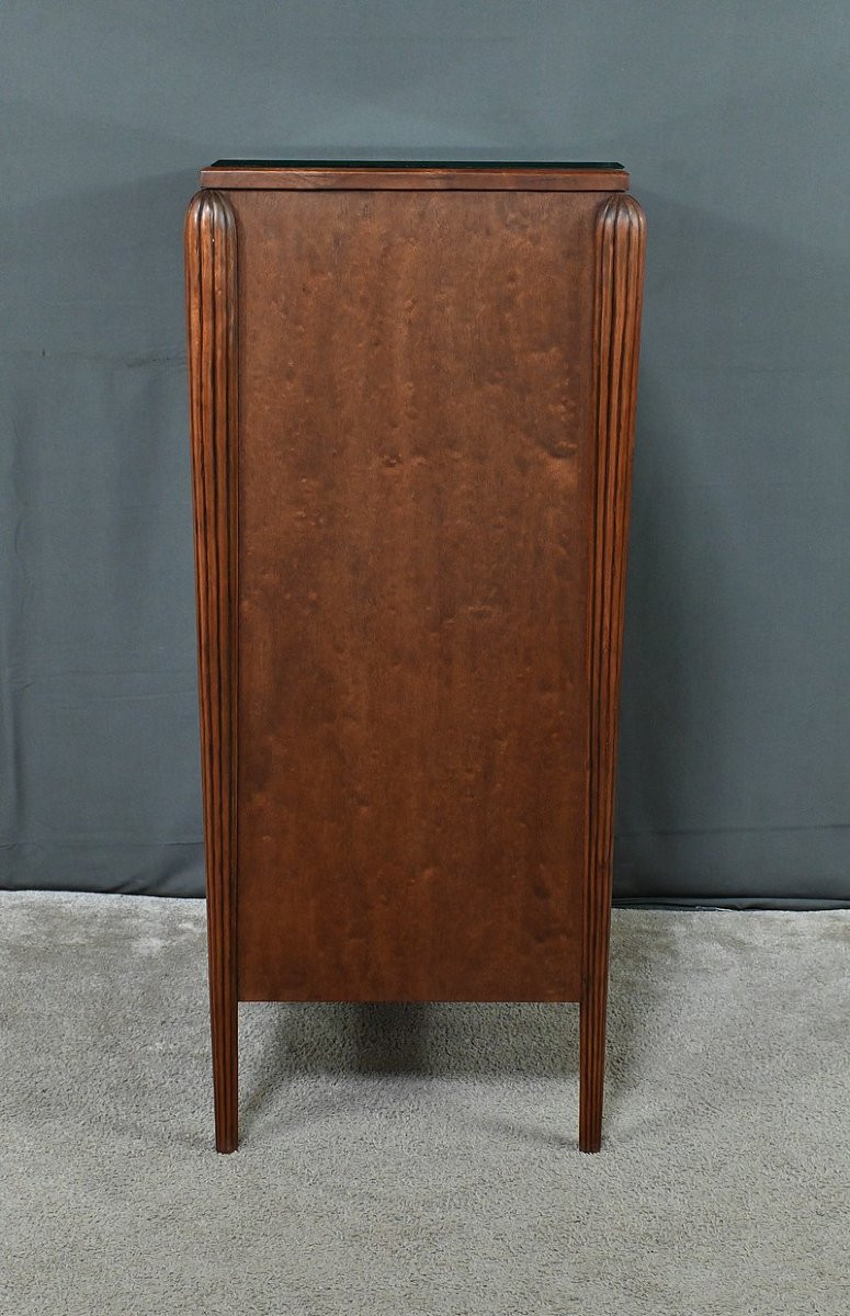 Cabinet en Acajou et Palissandre, Art Déco, goût J.Leleu – 1930-photo-6