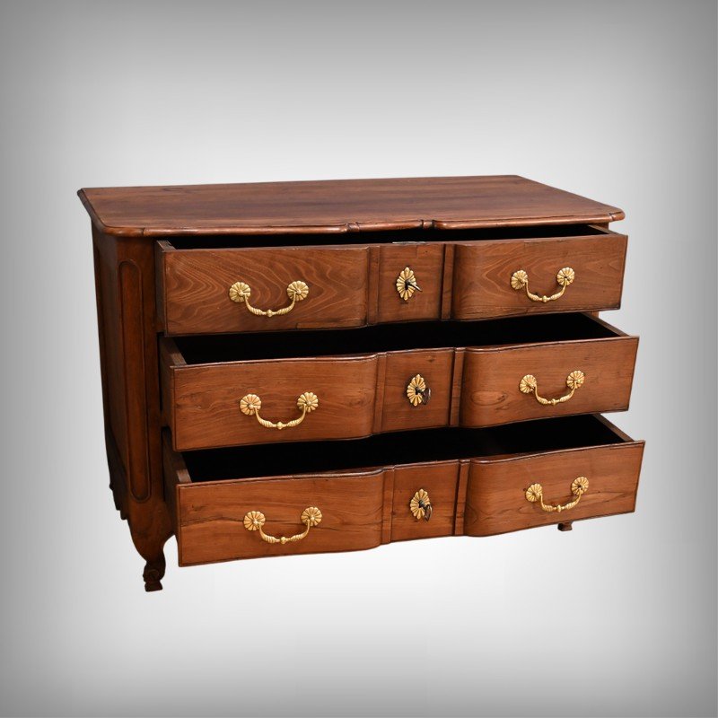 Commode de Port en Acacia, époque Louis XV – 2e Partie XVIIIe-photo-2