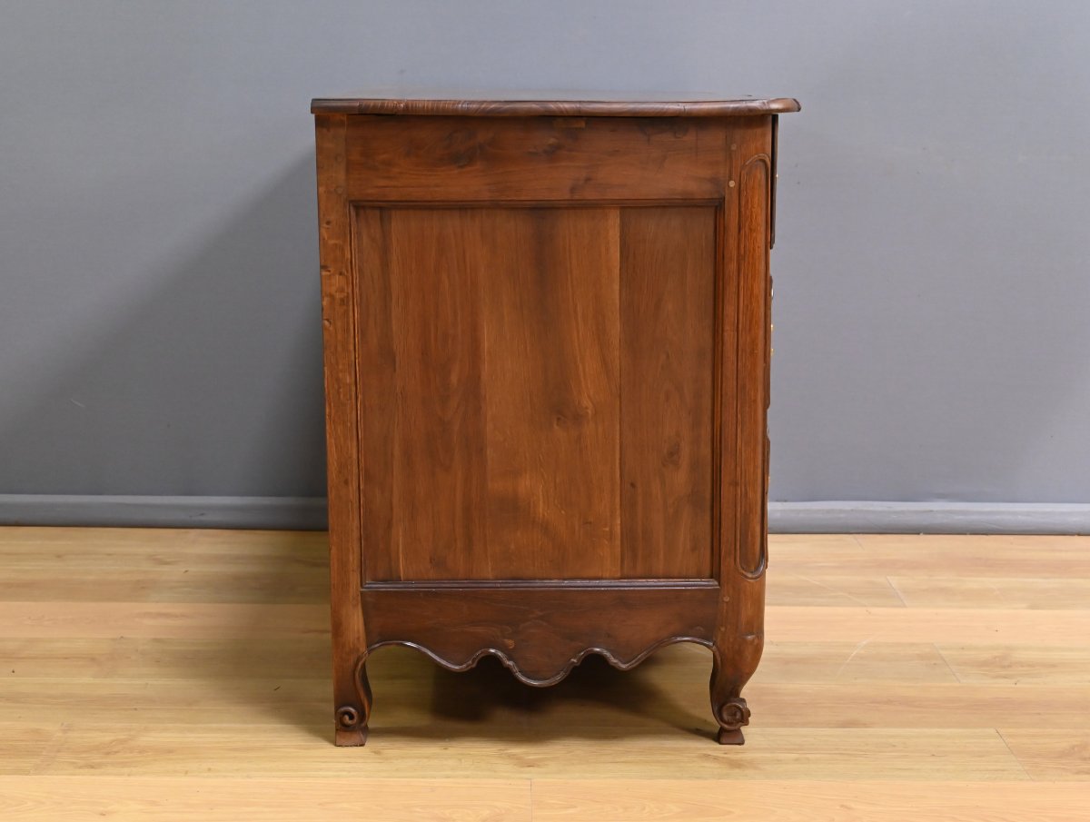 Commode de Port en Acacia, époque Louis XV – 2e Partie XVIIIe-photo-5