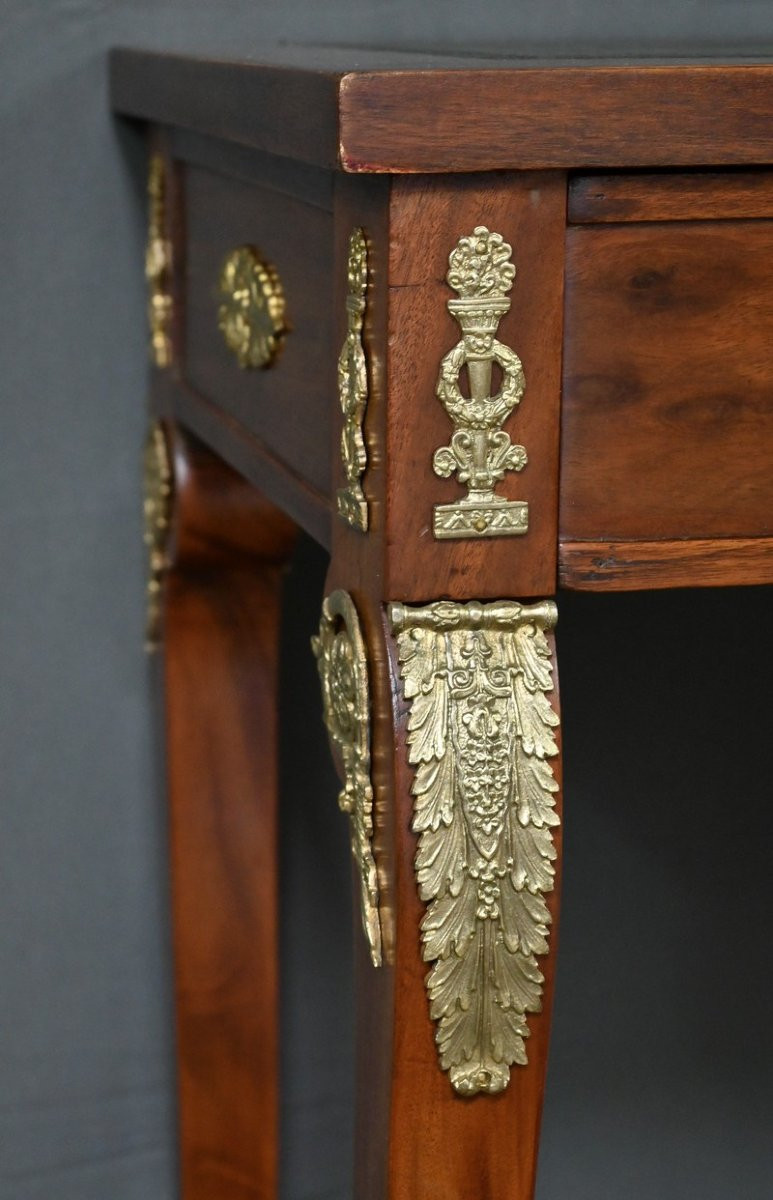 Petit Bureau Retour d’Égypte en Acajou, style Empire – Milieu XIXe-photo-3