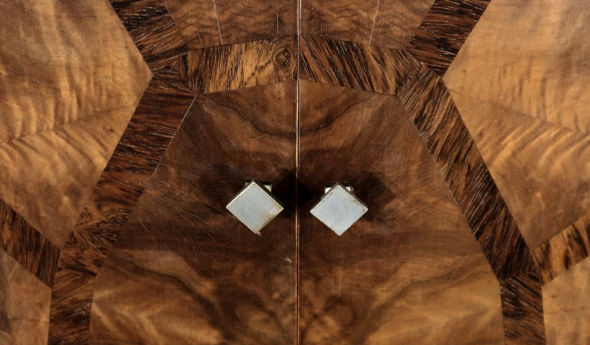 Walnut Corner Cabinet, Art Deco - 1930-photo-2