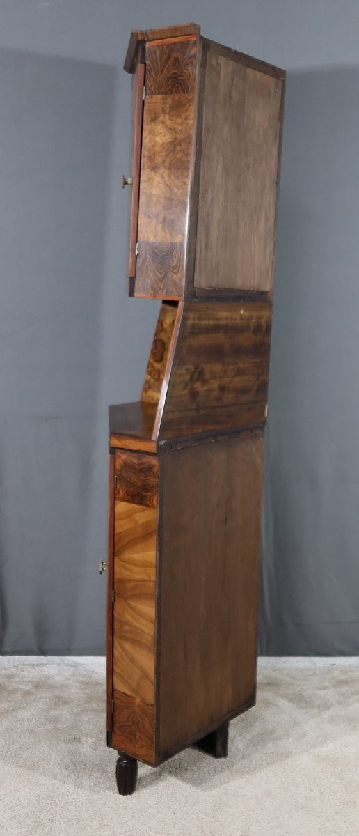 Walnut Corner Cabinet, Art Deco - 1930-photo-7