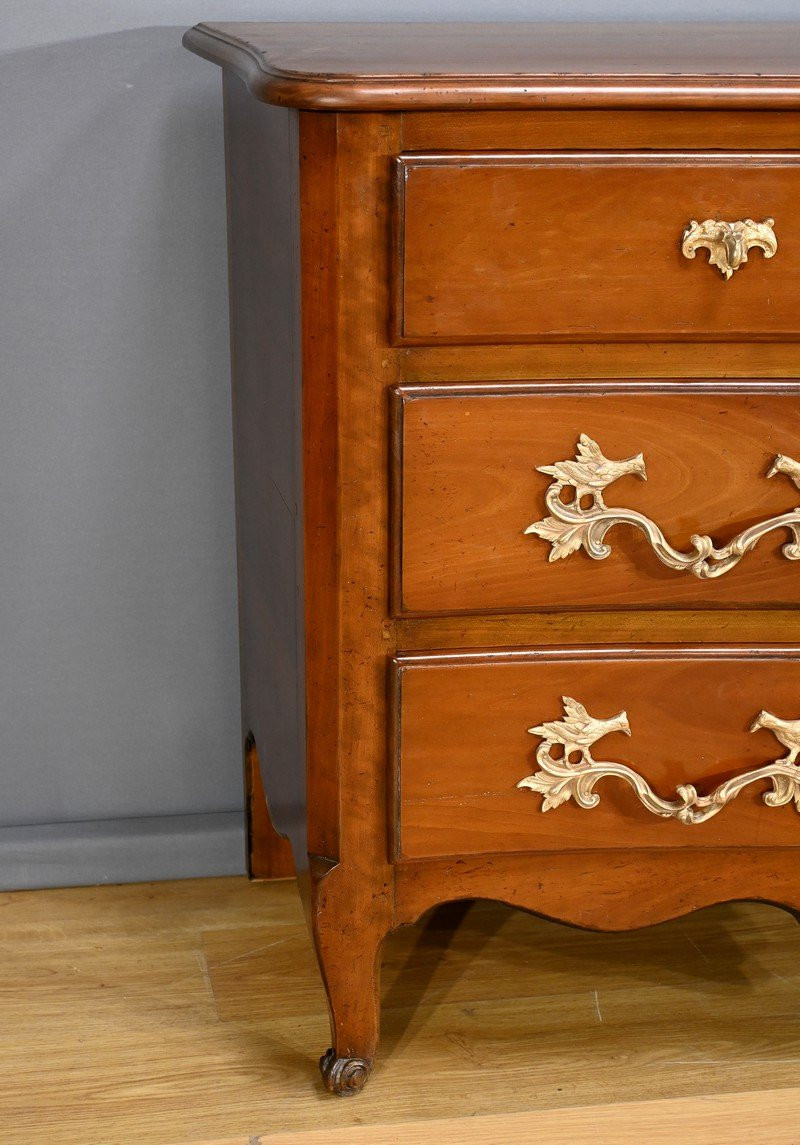 Cherrywood Chest Of Drawers, Stamped A.mailfert – 1st Part Of The 20th Century-photo-4