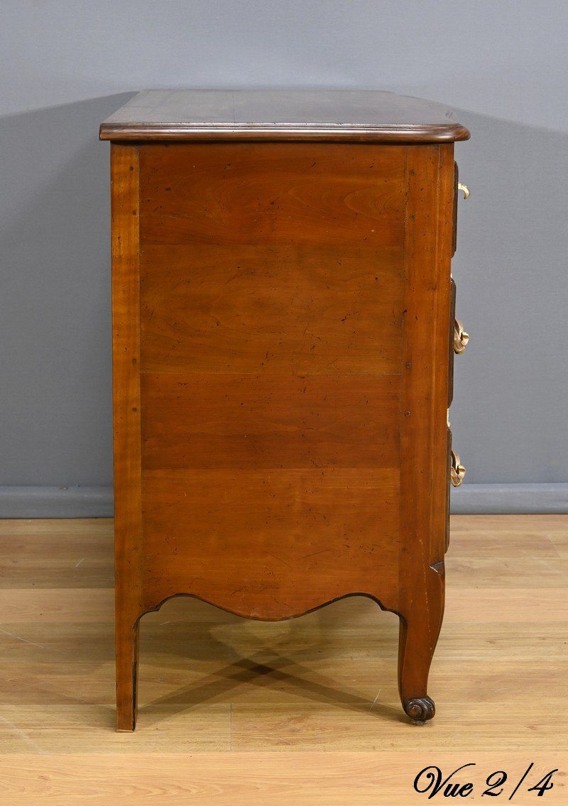Cherrywood Chest Of Drawers, Stamped A.mailfert – 1st Part Of The 20th Century-photo-5