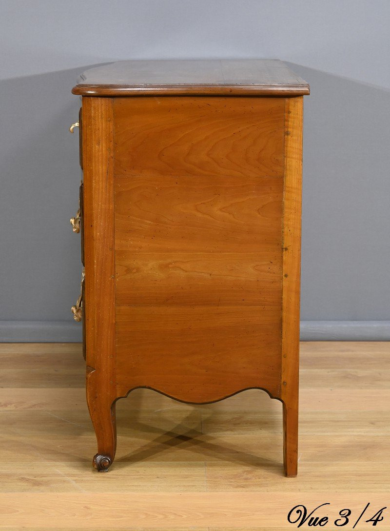 Cherrywood Chest Of Drawers, Stamped A.mailfert – 1st Part Of The 20th Century-photo-6