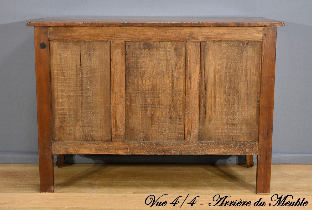 Cherrywood Chest Of Drawers, Stamped A.mailfert – 1st Part Of The 20th Century-photo-7