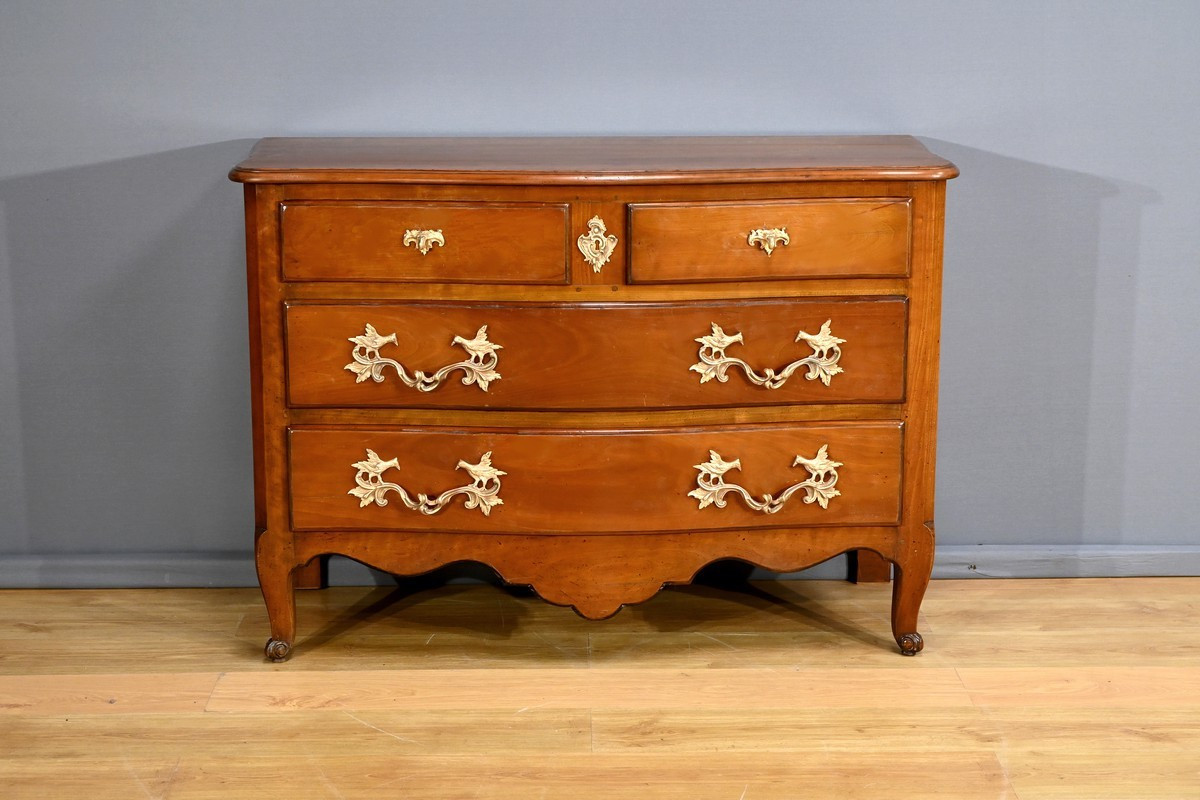 Cherrywood Chest Of Drawers, Stamped A.mailfert – 1st Part Of The 20th Century