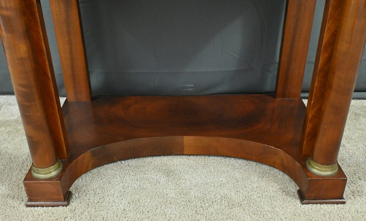 Petite Commode Chiffonnière en Acajou Flammé, style Empire – 1ère partie XXe-photo-5
