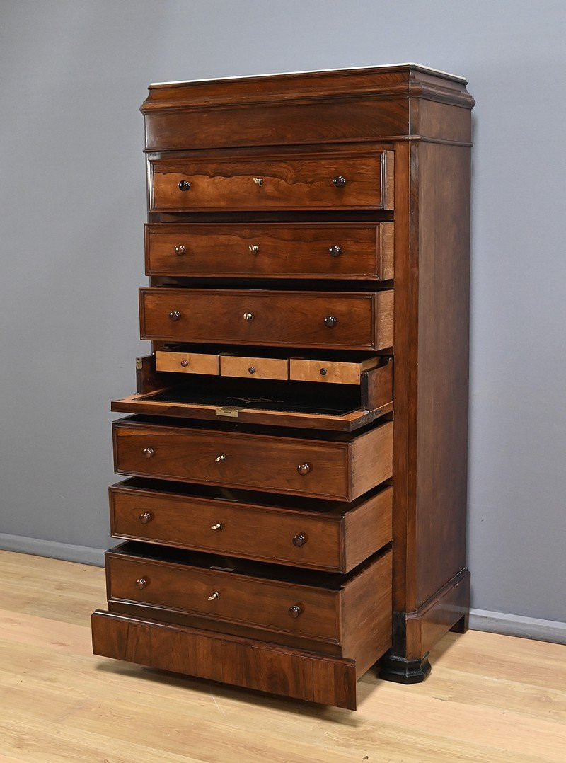 Secrétaire Semainier en Palissandre – Fin XIXe-photo-3