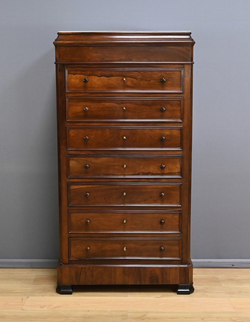 Secrétaire Semainier en Palissandre – Fin XIXe-photo-1