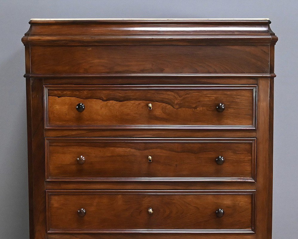 Secrétaire Semainier en Palissandre – Fin XIXe-photo-2