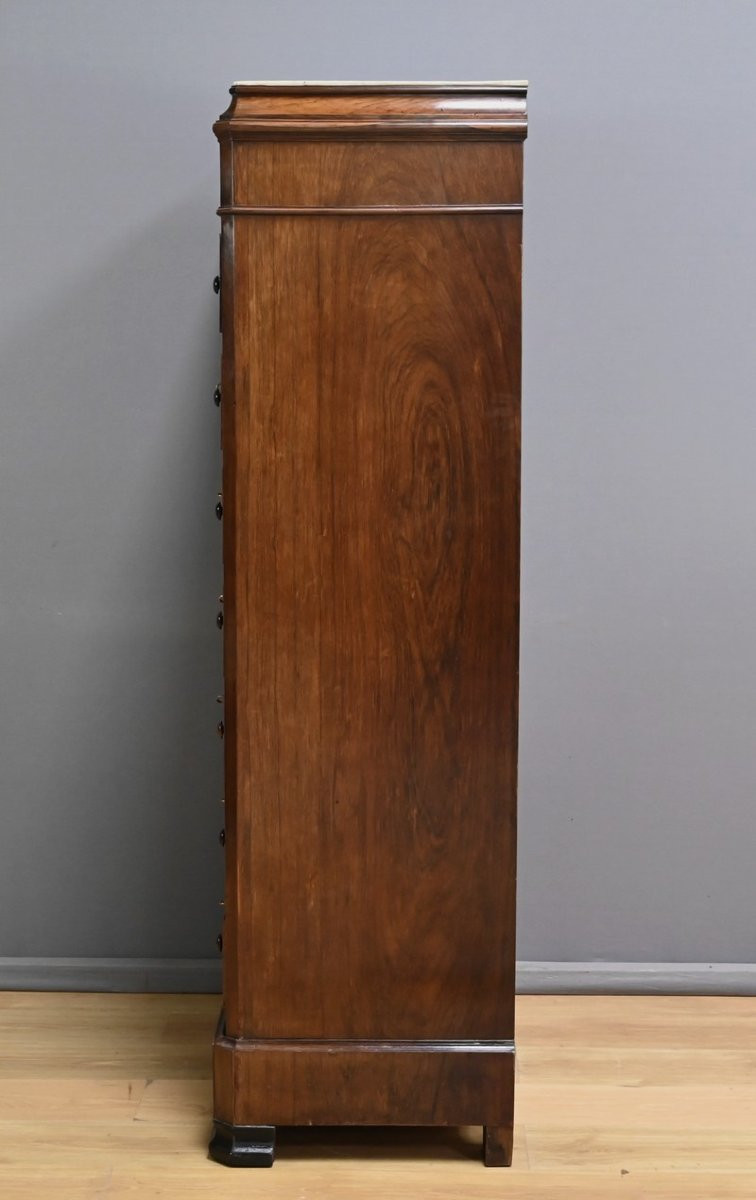 Secrétaire Semainier en Palissandre – Fin XIXe-photo-6