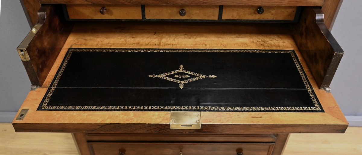 Secrétaire Semainier en Palissandre – Fin XIXe-photo-8