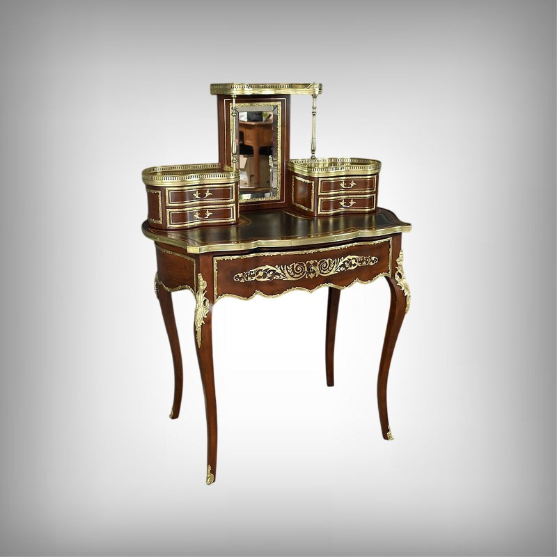 Small Mahogany Lady's Desk, Napoleon III Period – Part 2 Of The 19th Century