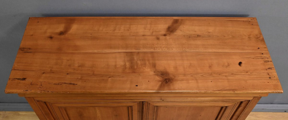 Small Cherrywood Buffet, Louis-philippe Period – 1st Half Of The 19th Century-photo-2