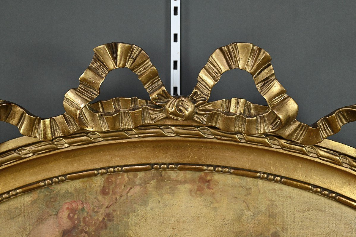 Painting "love In The Clouds" After Fragonard, 19th-century French School-photo-2