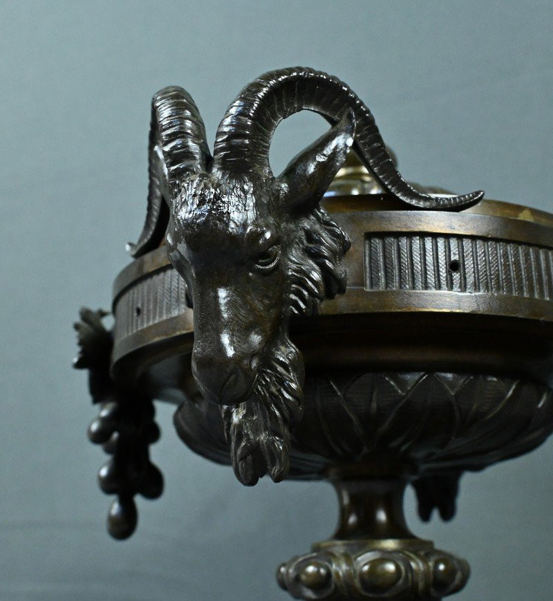 Coupe décorative en Bronze, époque Napoléon III – Milieu XIXe-photo-5