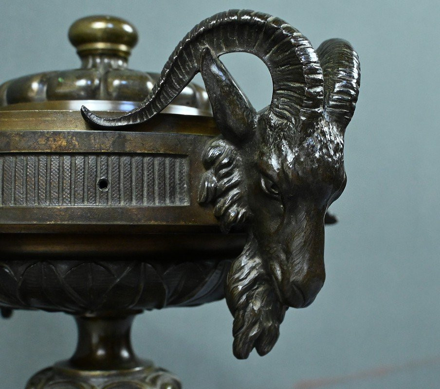 Coupe décorative en Bronze, époque Napoléon III – Milieu XIXe-photo-6