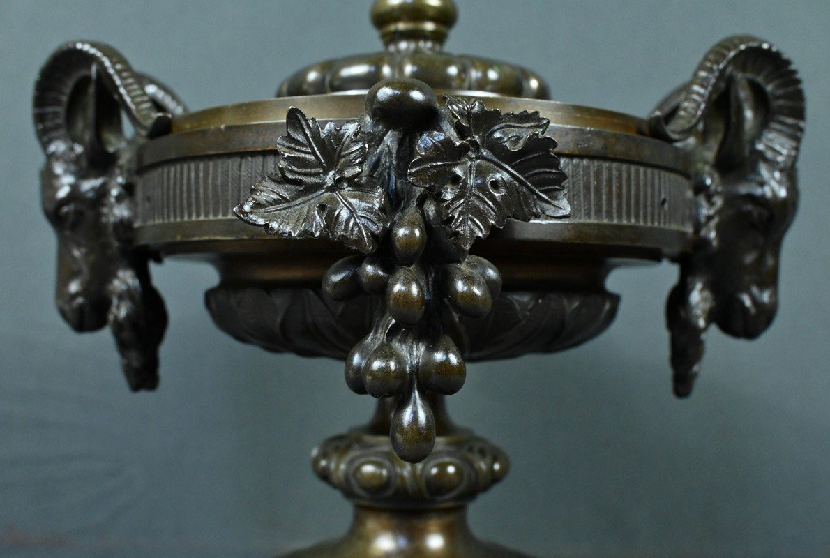 Coupe décorative en Bronze, époque Napoléon III – Milieu XIXe-photo-8
