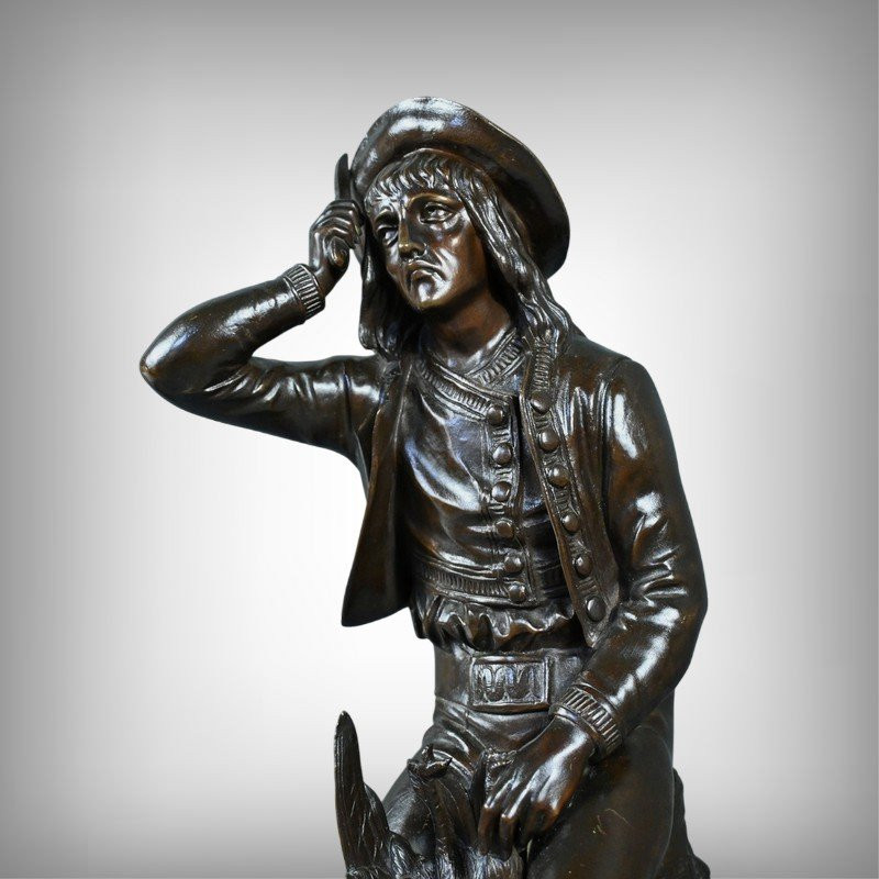 Bronze « La Poule aux Œufs d’Or » signé Goelzer – Fin XIXe-photo-2