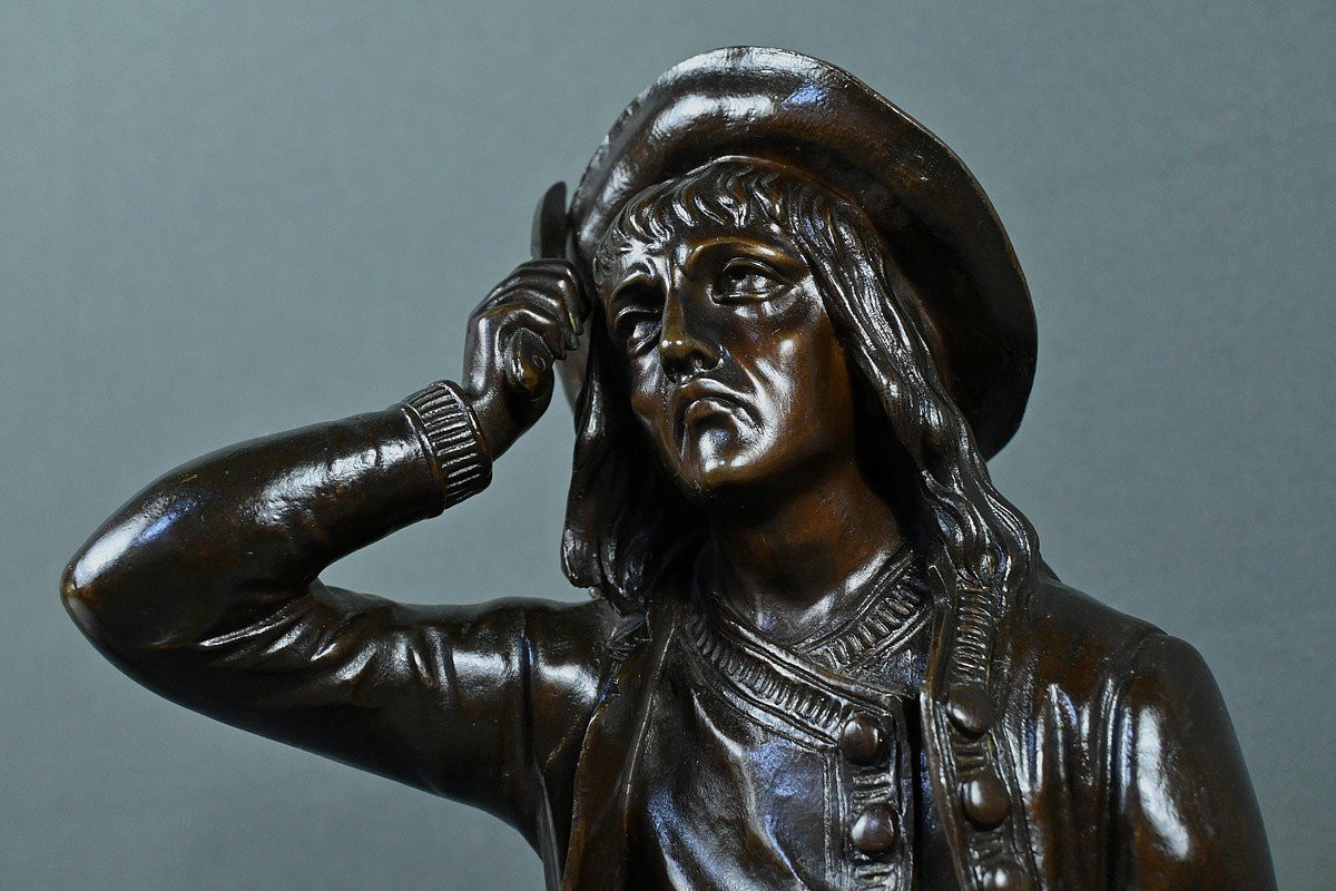 Bronze « La Poule aux Œufs d’Or » signé Goelzer – Fin XIXe-photo-2