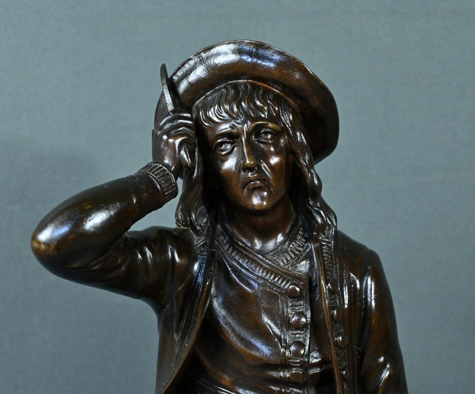 Bronze « La Poule aux Œufs d’Or » signé Goelzer – Fin XIXe-photo-3