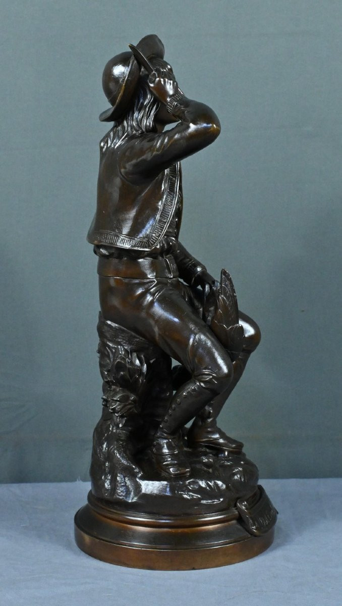 Bronze « La Poule aux Œufs d’Or » signé Goelzer – Fin XIXe-photo-8